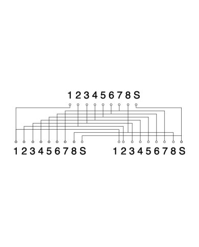 Câble de communication Répartiteur en Y RJ45 1:1 | Alma Solar® N°1 des panneaux solaires