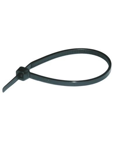 Colliers de serrage noirs résistants aux UV 203x4,6mm (paquet de 100)