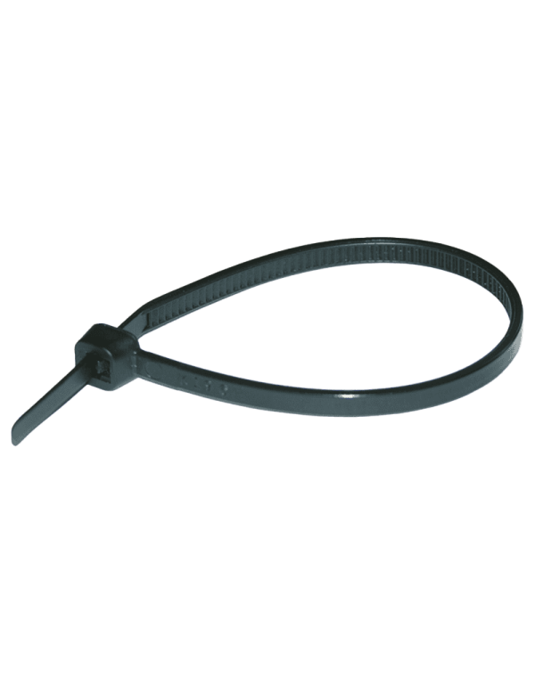 Colliers de serrage noirs résistants aux UV 203x4,6mm (paquet de 100) Colliers de serrage noirs résistants aux UV 203x4,6mm (paquet de 100)