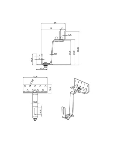 Crochet I'M SOLAR pour tuile Marseillaise | Alma Solar® N°1 des panneaux solaires Crochet I'M SOLAR pour tuile Marseillaise | Alma Solar® N°1 des panneaux solaires