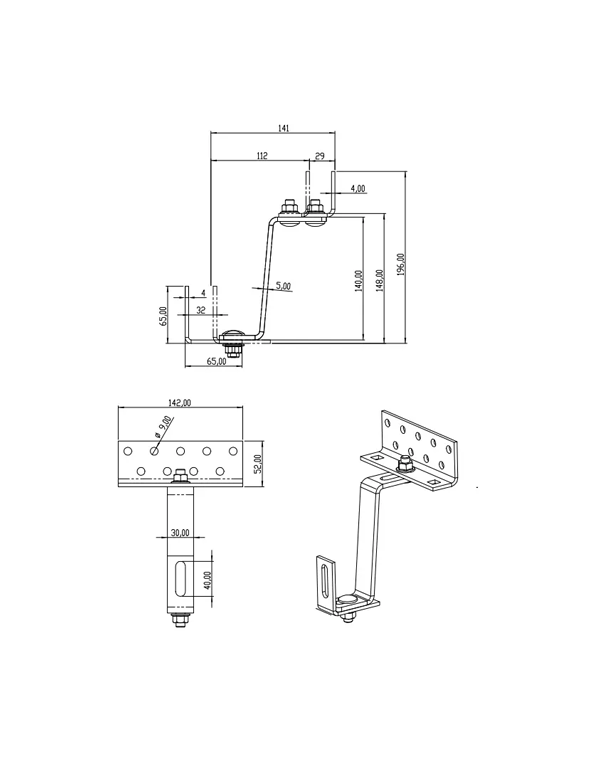 Crochet I'M SOLAR pour tuile Marseillaise | Alma Solar® N°1 des panneaux solaires Crochet I'M SOLAR pour tuile Marseillaise | Alma Solar® N°1 des panneaux solaires