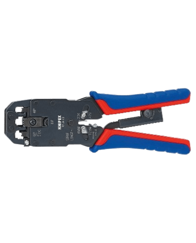 KNIPEX - Pince à sertir fiches Western RJ11 / RJ12 / RJ45 KNIPEX - Pince à sertir fiches Western RJ11 / RJ12 / RJ45