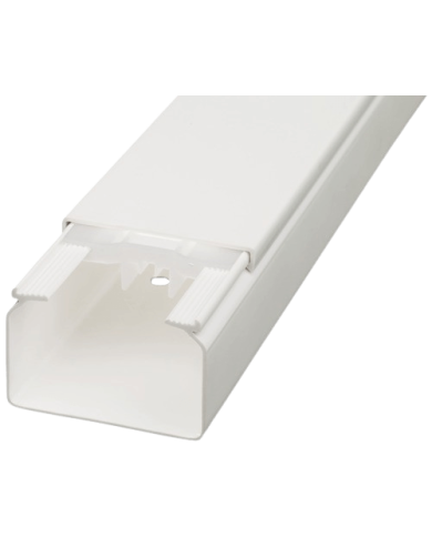 Goulotte de câble de 2m couleur blanche 60x40mm | Alma Solar® N°1 des panneaux solaires Goulotte de câble de 2m couleur blanche 60x40mm | Alma Solar® N°1 des panneaux solaires