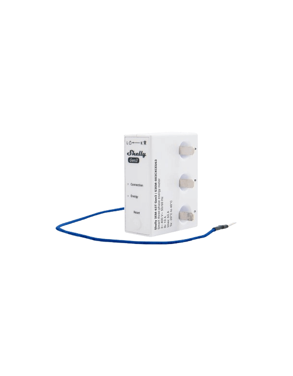 Compteur SOCONNECTED Shelly 3EM-63T Gen3 Compteur SOCONNECTED Shelly 3EM-63T Gen3
