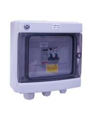 Coffret AC 5-6kW monophasé 230VAC 32A pour photovoltaique Coffret AC 5-6kW monophasé 230VAC 32A pour photovoltaique