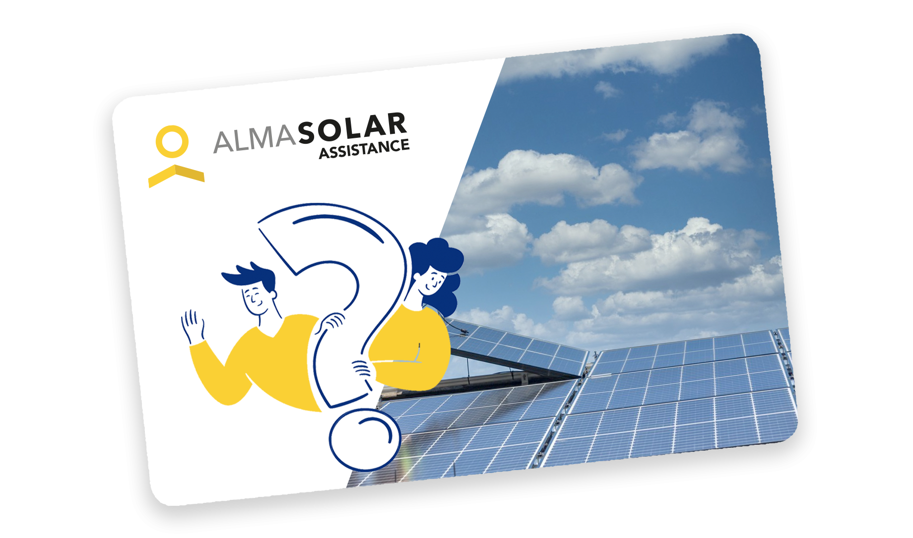 Assistance alma solar panneau solaire